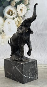 Milo Elephant Bronze Statue