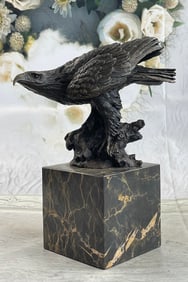 Milo Falcon Bronze Statue