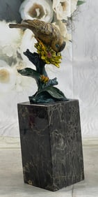 Milo Vintage Bird Bronze Sculpture