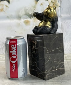 Milo Panda Bronze Sculpture