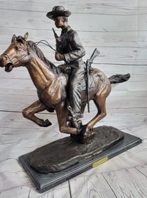 Remington "Troopers of the Plains" Bronze Sculpture