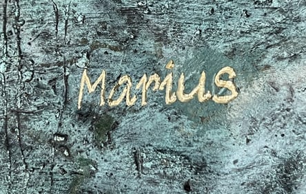 Marius Jumping Fish Sculpture