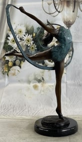 Collet Gymnast Bronze Sculpture
