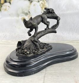 Beatuce Fox Wild Animal Bronze