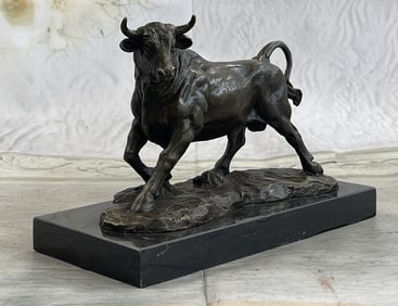 Bull Bronze Sculpture
