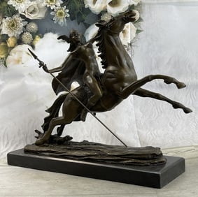 Houdon Mythical Amazon Female Attacking