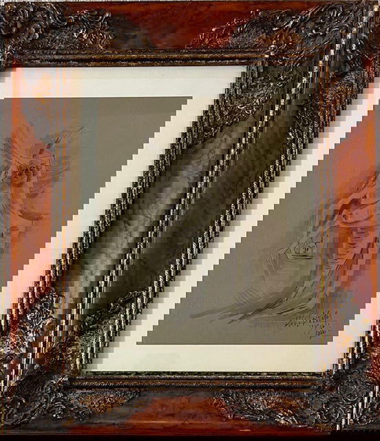 Wifredo Lam watercolor atrib (1 of 1)