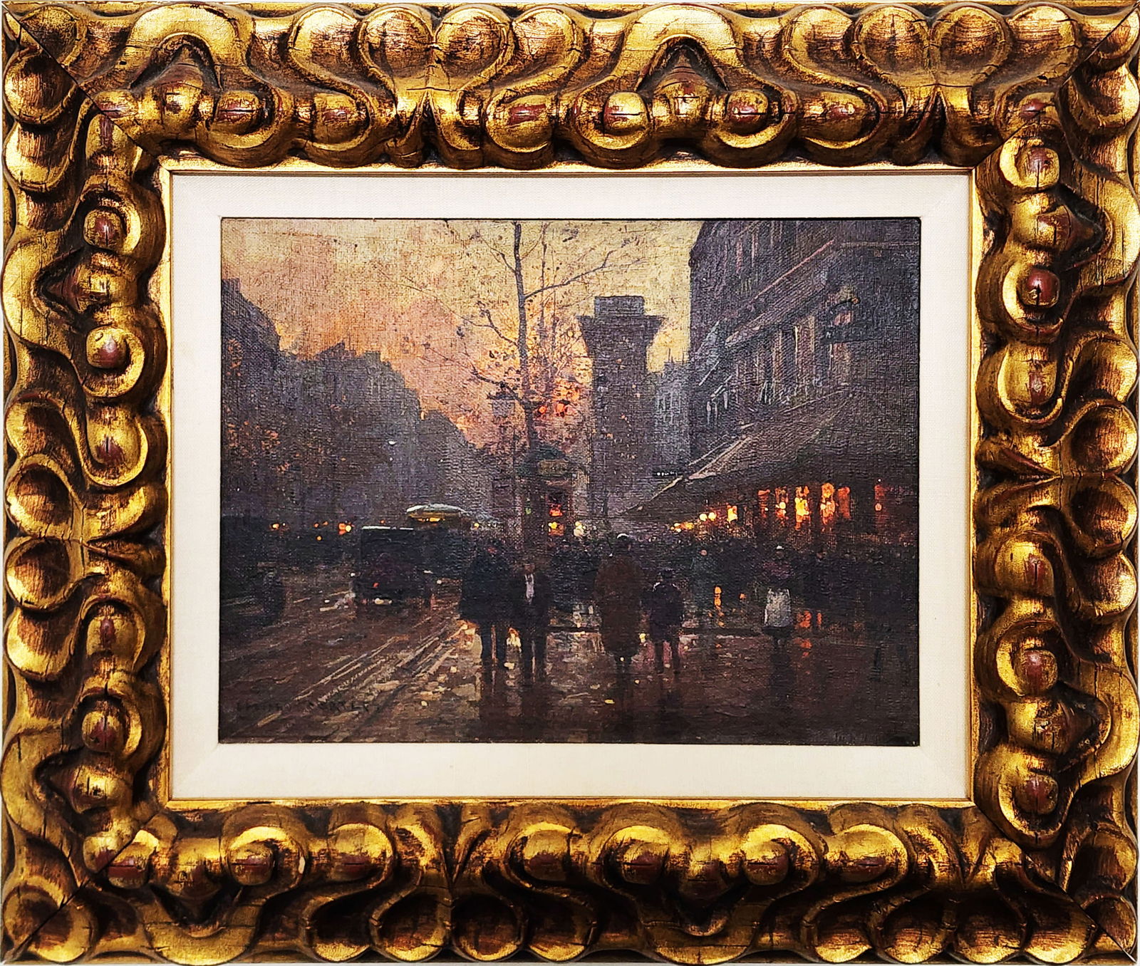 Edouard CORTES (1882-1969): oil on canvas 9.75" x 12.75", with frame 17" x 19.50", excellent condition