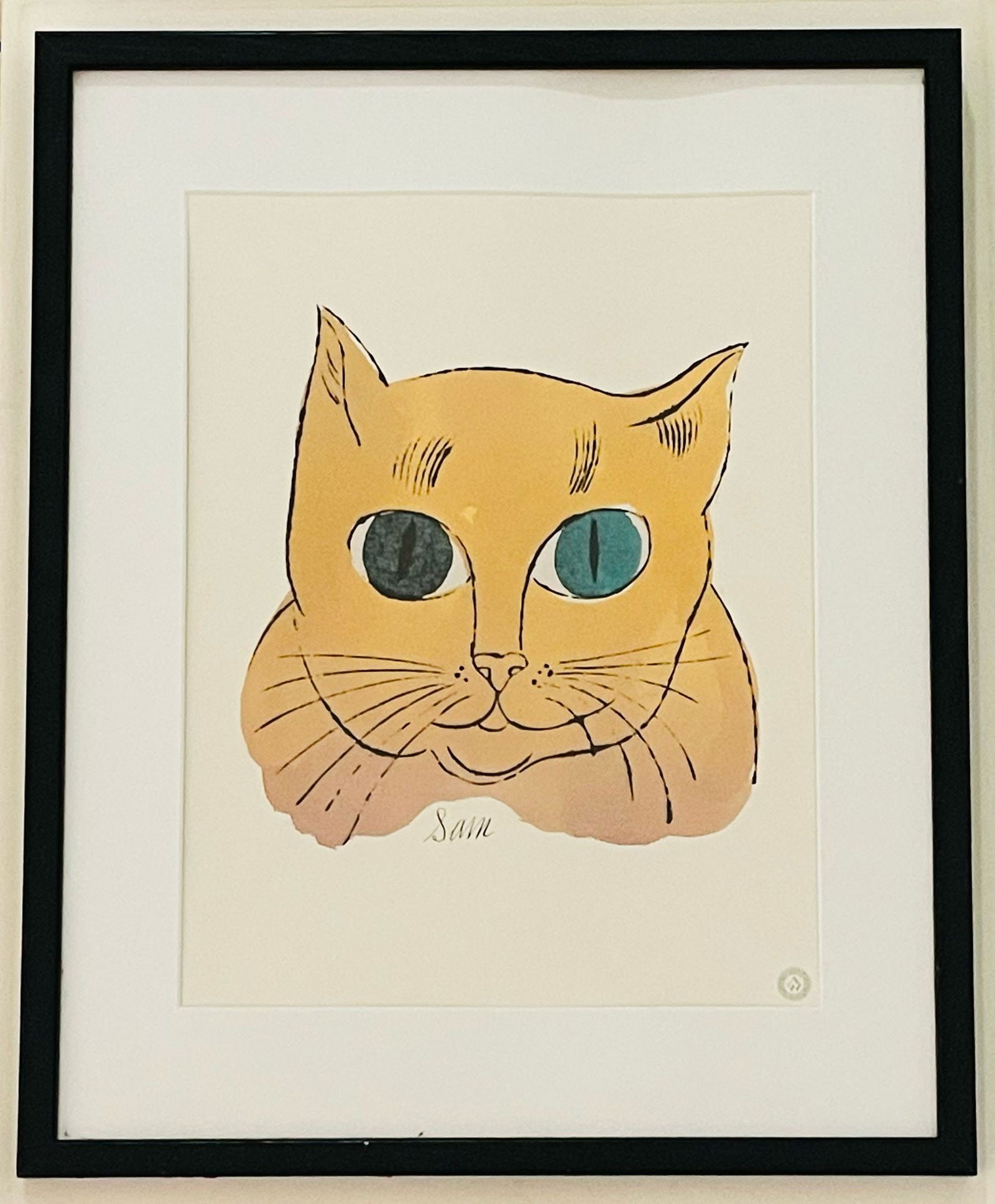 Andy Warhol Foundation Cello ( After): Graphic Art. 16" x 12"