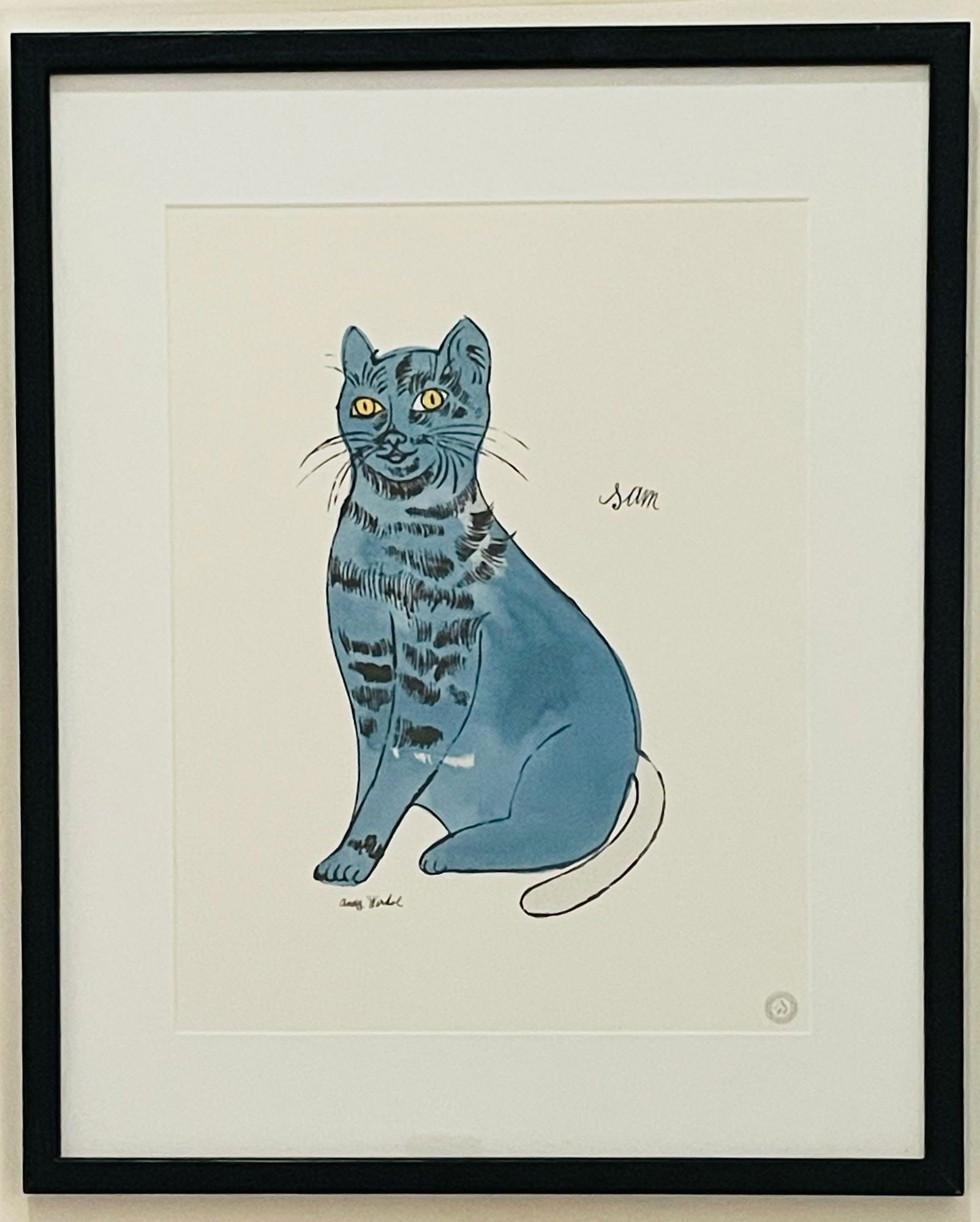 Andy Warhol Foundation Cello ( After): Graphic Art. 16" x 12"