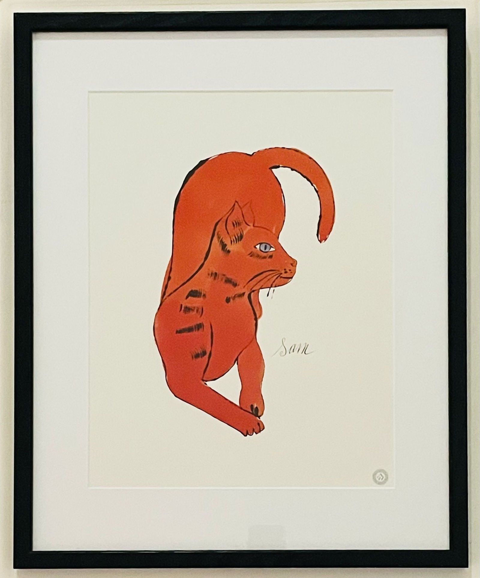 Andy Warhol Foundation Cello ( After): Graphic Art. 16" x 12"