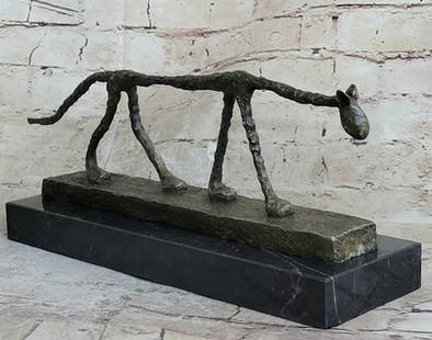 Felix Statue Inspired by Gia Cat Bronze Sculpture: Bronze Dimensions with Marble Base: Height 6" X Width 15"Marble Dimensions:12" X 4"Height without base:5"Weight:9 LBSOriginal or Reproduction: Reproduction