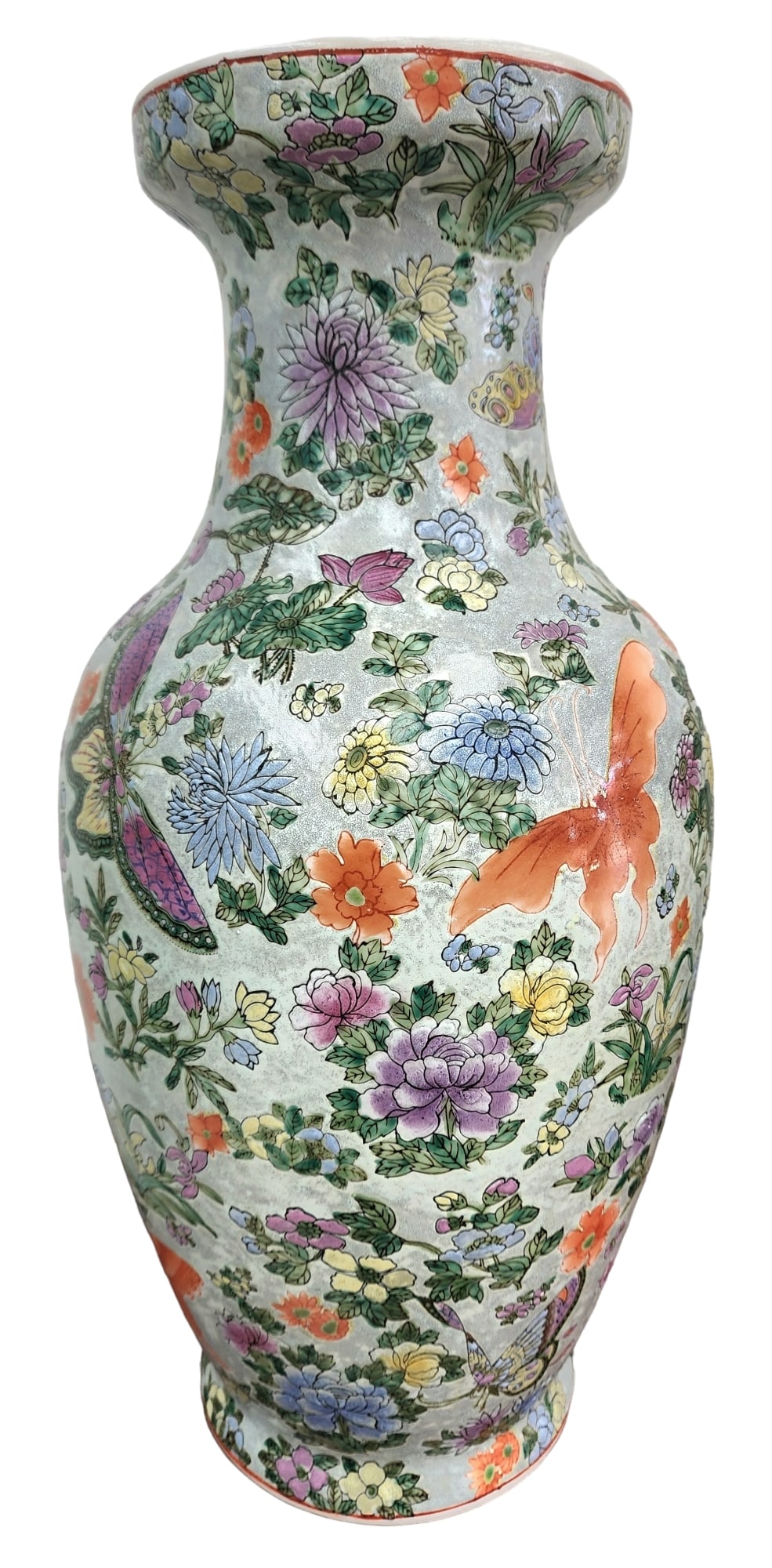 Large antique Chinese porcelain vase (1 of 3)