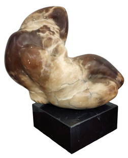 Baltasar Lobo (attrib.) (1910 - 1993): Alabaster Sculpture. Measure 9.50" x 12.25" excellent condition