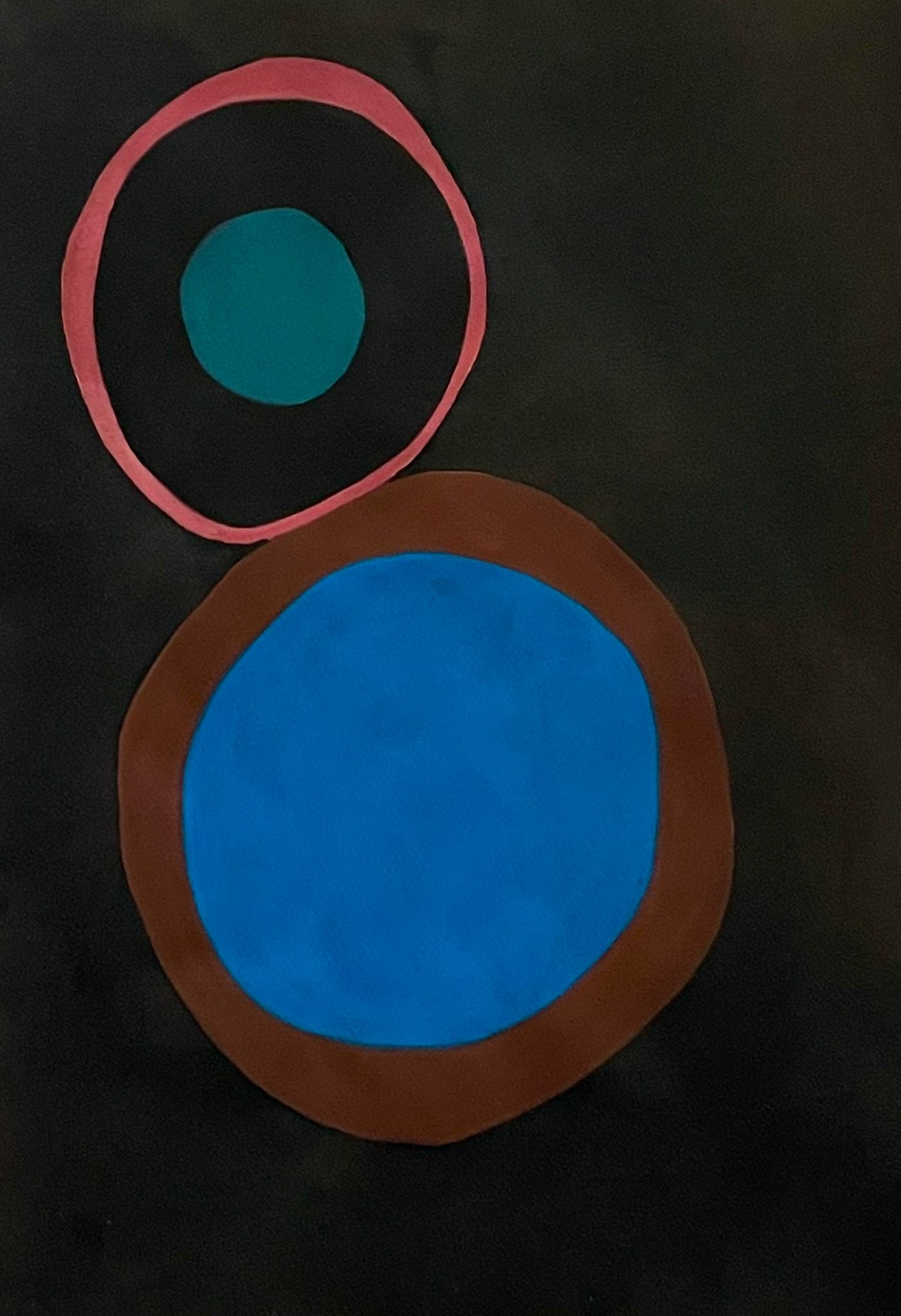 Jules Olitski: 12 x 9 inches. Gouache on cardboard. Without dates.