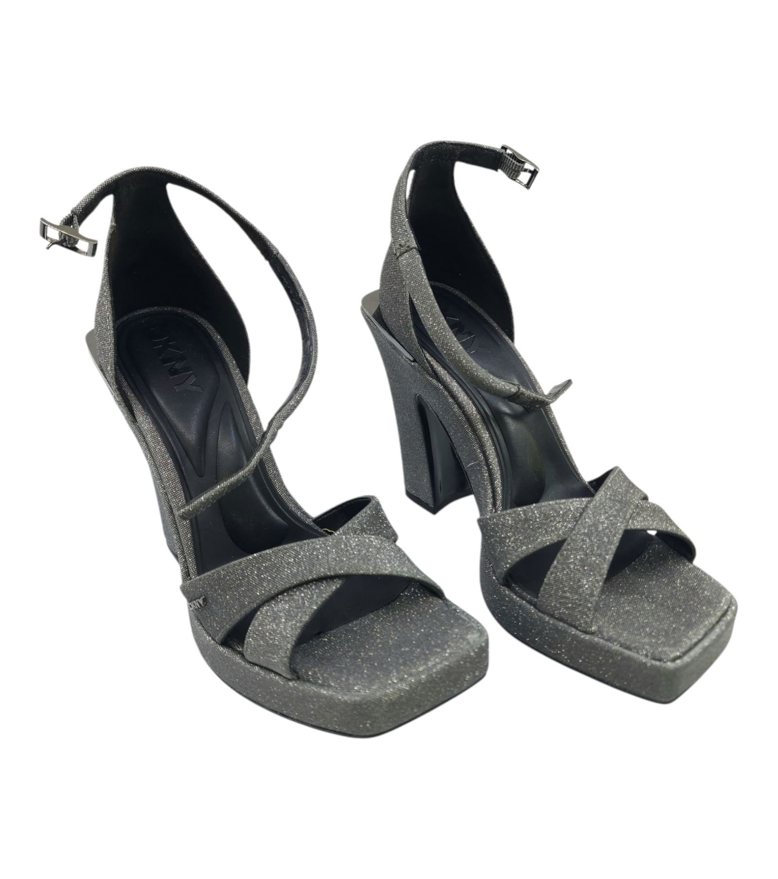 DKNY Women's Linda Ankle Strap Heeled Sandal size 7: new