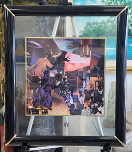 DIANNE REEVES FRAMED ART: 30" x 26" with frame excellent condition