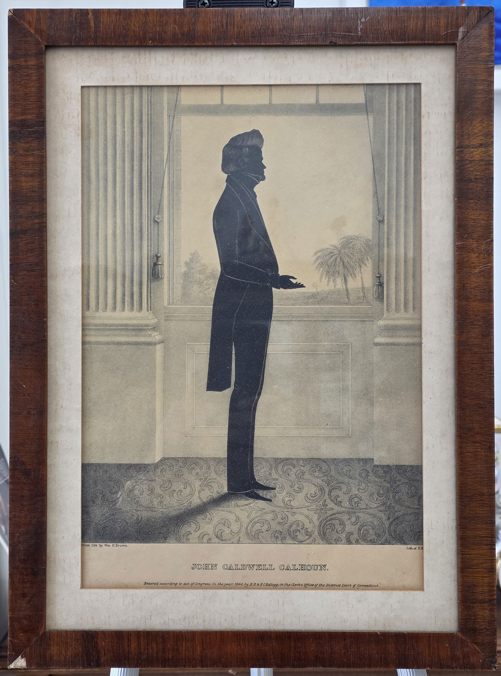 John Calhoun Framed Lithograph Wm.H. Brown (1 of 1)