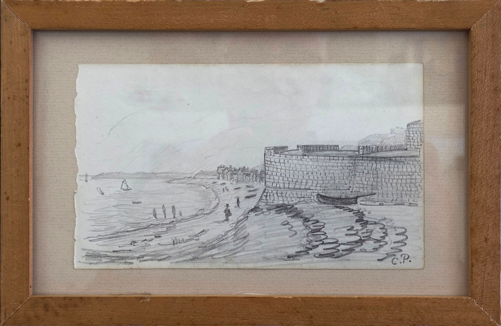 attributed to Camille PISSARRO (1830-1903) graphite on paper (1 of 3)