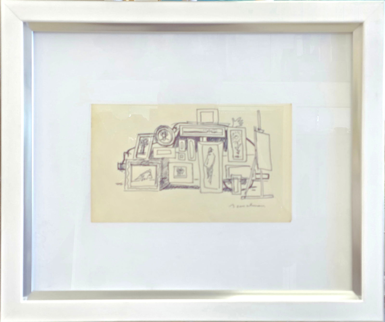 attributed to Ludwig BEMELMANS ink on paper (1 of 3)