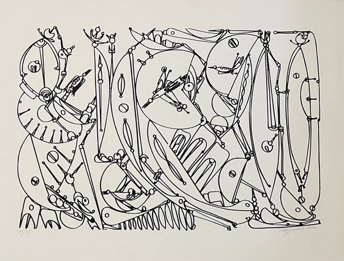 JOSE Maria Mijares: Serigraphy 1/75 1997 57 x 75 cm without the book