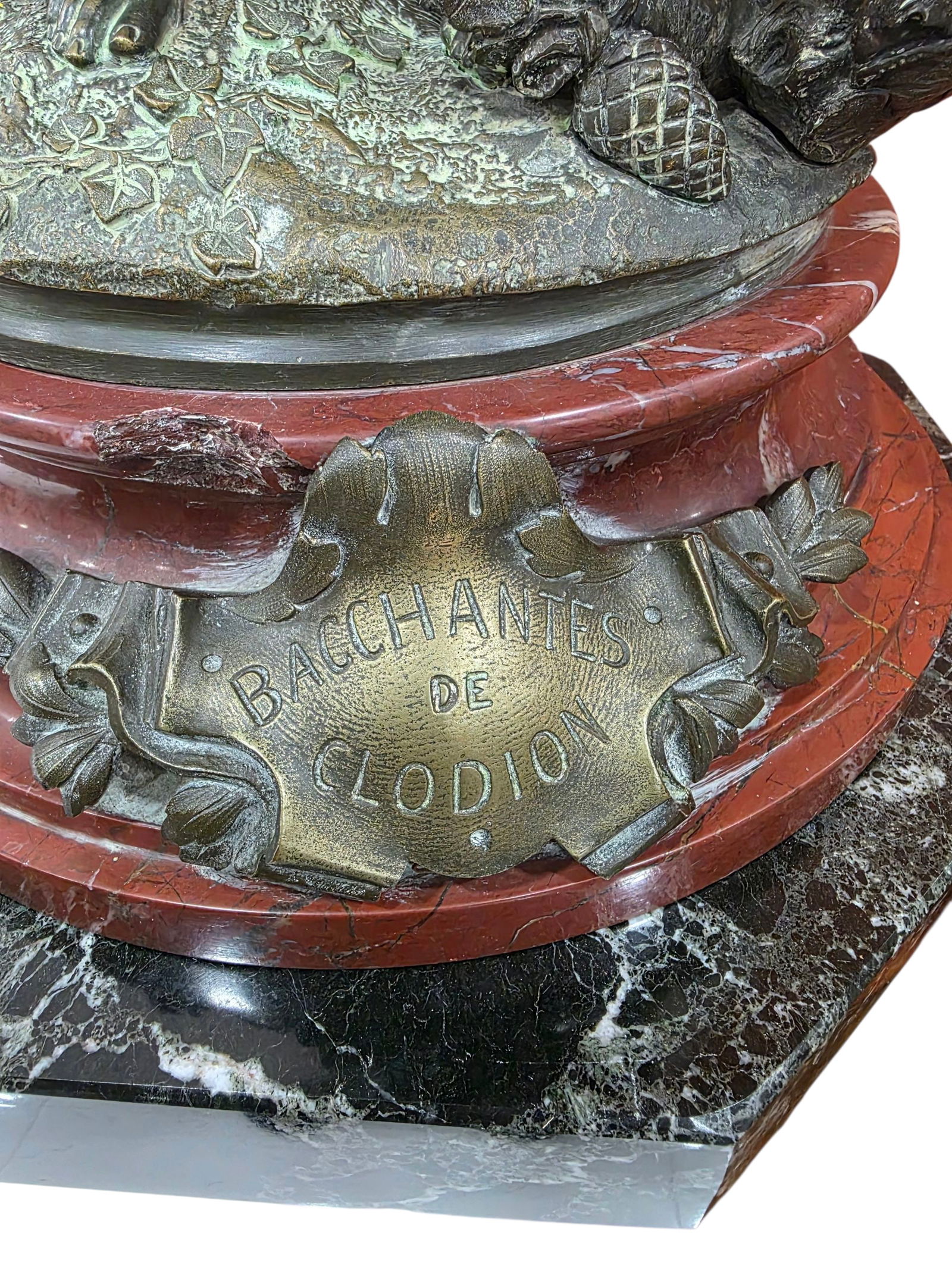 Claude Michel CLODION (1738-1814) Sculpture: 24" x 11" x 11" excellent condition