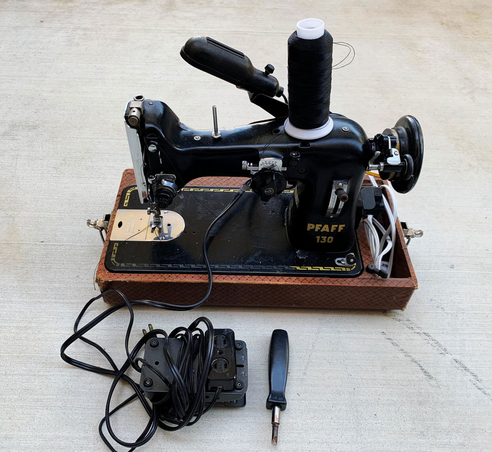 Pfaff 130 Commercial Sewing Machine Sep 25, 2022 Legend Artworks