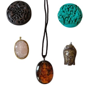 A Group chinese Jade jewelry