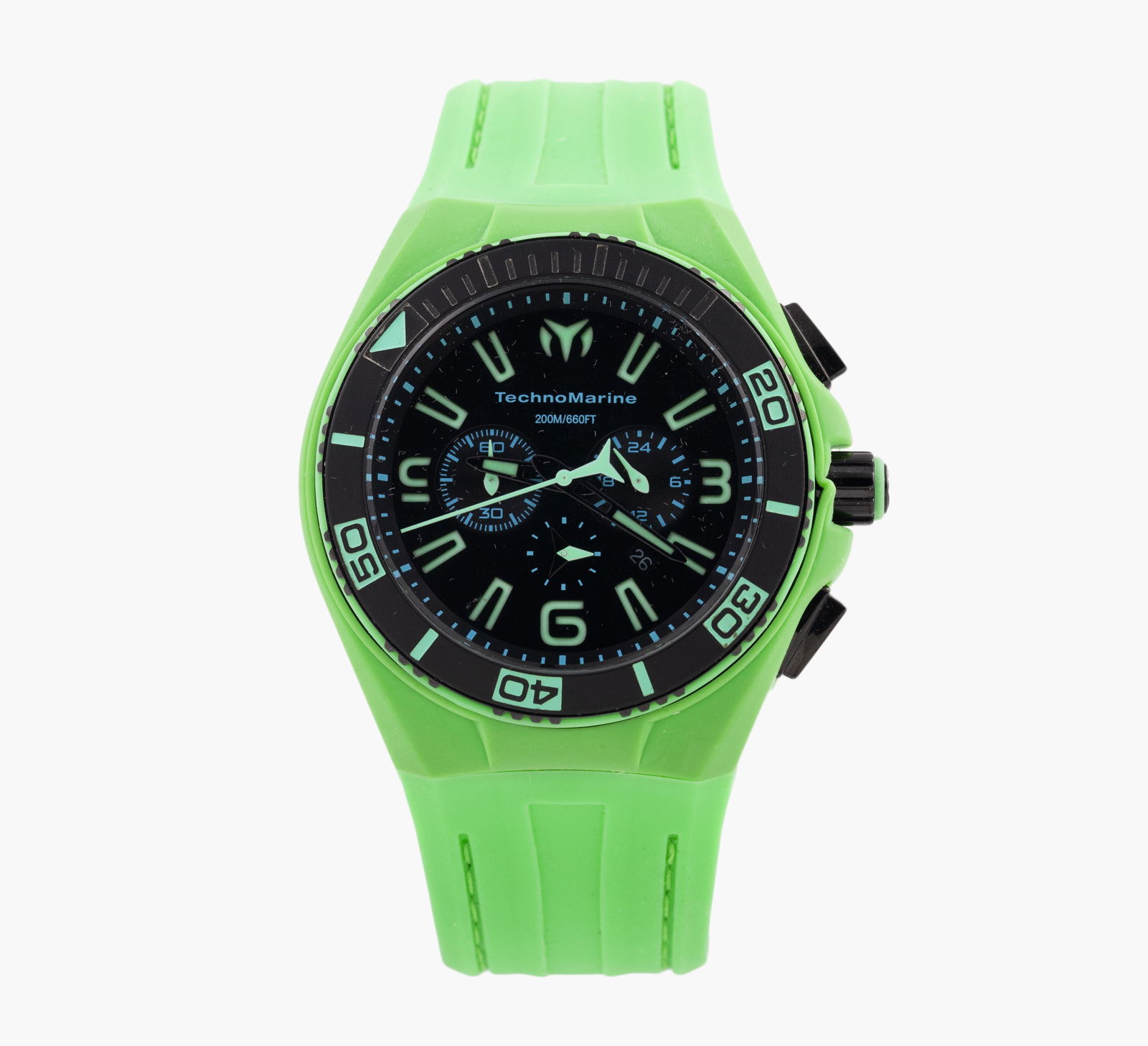 TECHNOMARINE CRUISE NIGHT VISION WATCH MODEL 115057Made of steel. TechnoMarine Cruise Night Vision: TECHNOMARINE CRUISE NIGHT VISION WATCH MODEL 115057Made of steel. TechnoMarine Cruise Night Vision gentleman's watch, model 115057. Chronograph. Quartz. 40 mm in diameter. Calendar window at 4:30h. Br