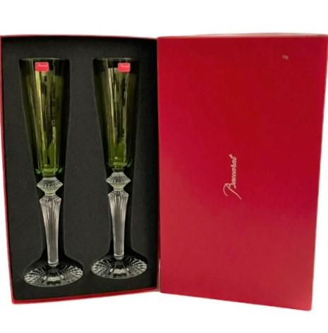 Baccarat Crystal Mille Nuits Flutissimo Flute Moss (1 of 8)