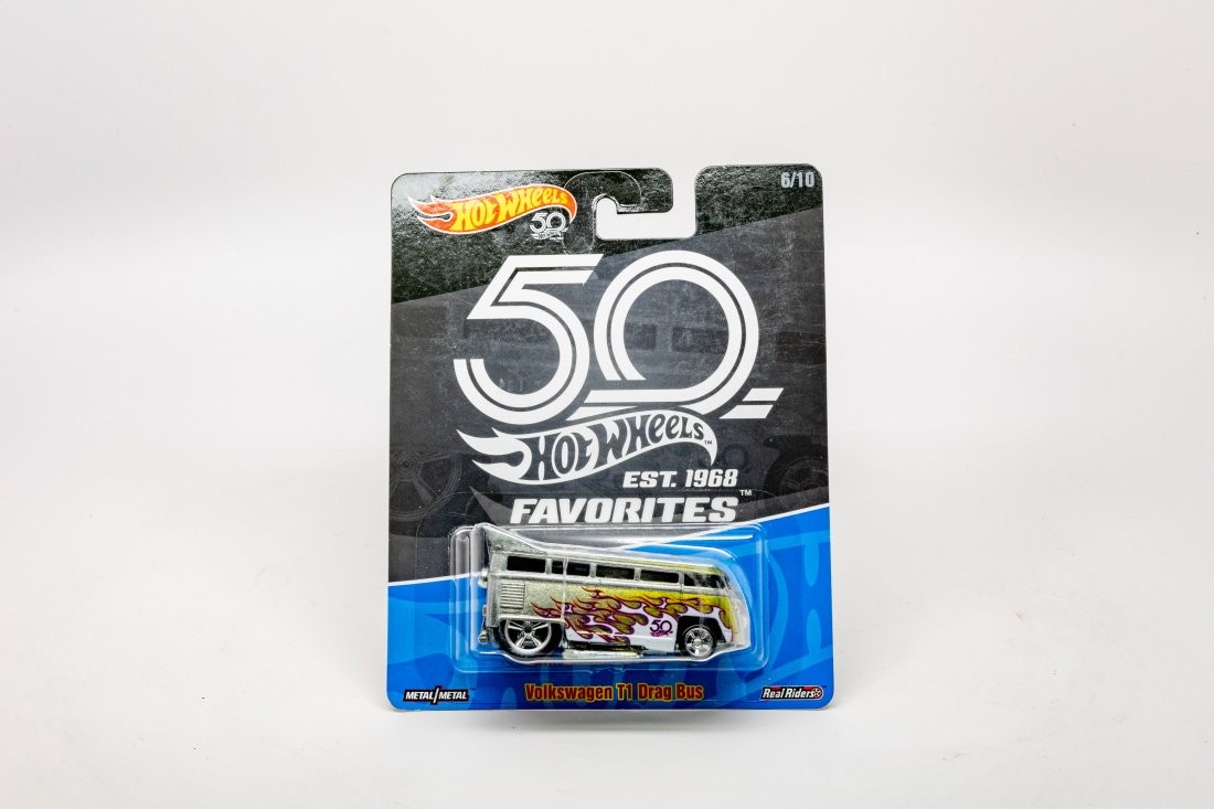 Hot Wheels 50th Anniversary Real Rider Drag Bus: Hot Wheels 50th Anniversary Real Rider Drag Bus