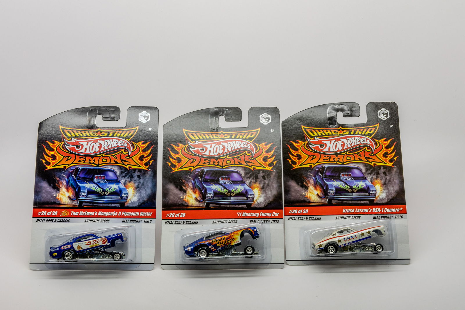 Hot Wheels Drag Strip "Demons" New in Packages (3) (1 of 2)