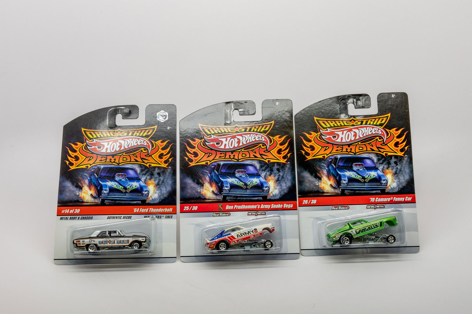 Hot Wheels Drag Strip "Demons" New in Packages (3) (1 of 2)