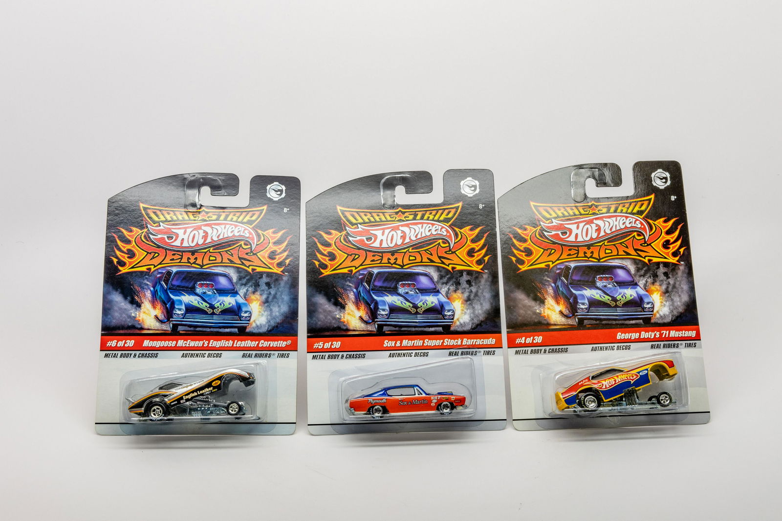 Hot Wheels Drag Strip "Demons" New in Packages (3) (1 of 2)