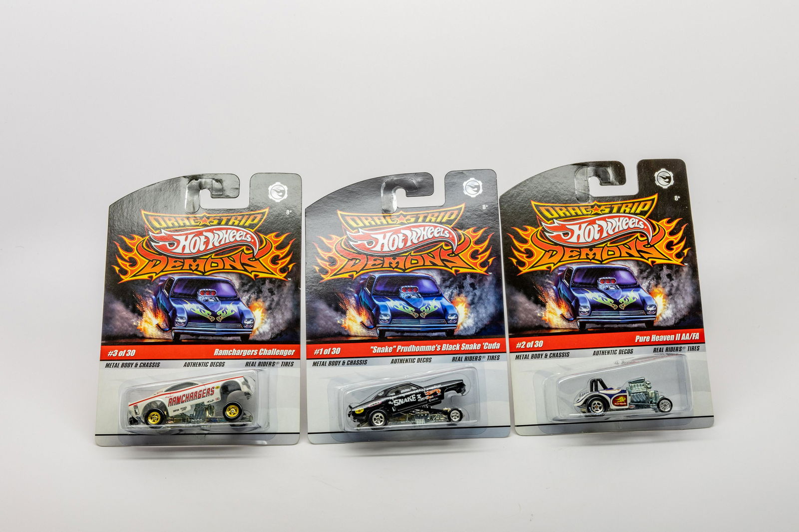 Hot Wheels Drag Strip "Demons" New in Packages (3) (1 of 2)