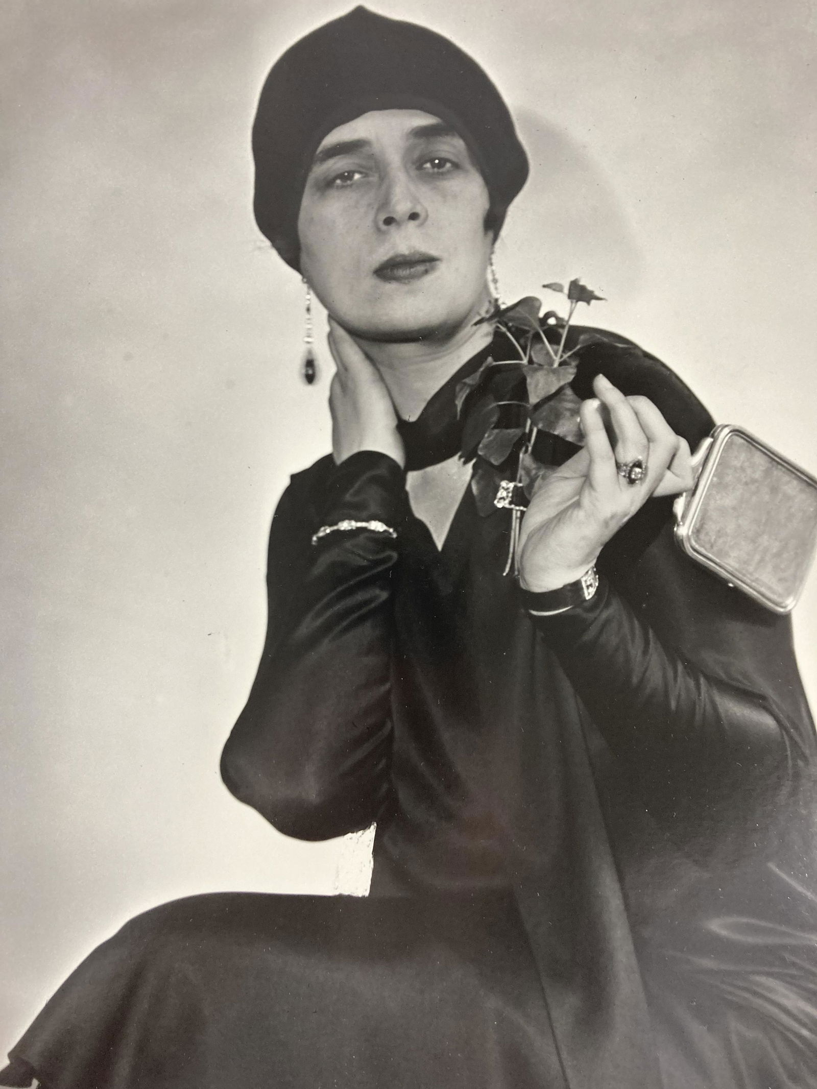 BERENICE ABBOTT Pencil Signed GELATIN SILVER PRINT Princess Marthe Bibesco ARTIST PROOF AP: ARTIST: Berenice Abbott (Springfield, Ohio & Monson, Maine, 1898 - 1991) TITLE: Princess Marthe Bibesco MEDIUM: Gelatin silver print IMAGE SIZE: 13 1/2" x 10 3/8" OVERALL SIZE: 20" x 16" DESCRIP