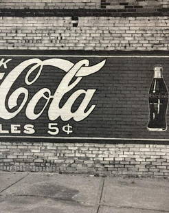 HANK O'NEAL Signed Photogravure COLA 5 CENTS All The Kings Men LIMITED EDITIONS CLUB Numbered: ARTIST: Hank O'Neal (Kilgore, Texas, Washington, DC, New York City, 1940) TITLE: Cola 5 Cents MEDIUM: Hand-rubbed photogravure IMAGE SIZE: 6 3/4" x 6" OVERALL SIZE: 20" x 16" DESCRIPTION: This