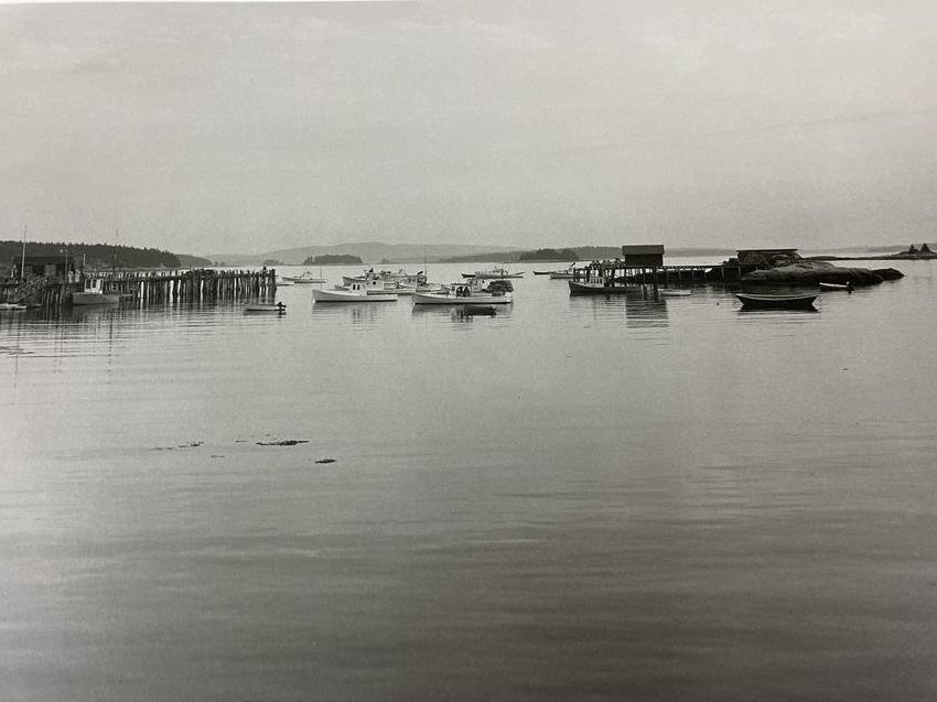 GEORGE A. TICE Pencil Signed GELATIN SILVER PRINT 1971 STONINGTON HARBOR, MAINE (1 of 15)