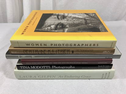 GERTRUDE KASEBIER, Lillian Bassman, JULIA MARGARET CAMERON, Tina Modotti, and LAURA GILPIN: ARTIST: Gertrude Kasebier, Lillian Bassman, Julia Margaret Cameron, Tina Modotti, Laura Gilpin TITLE: Gertrude Kasebier: The Photographer and Her Photography (hardback), Lillian Bassman (hardback),