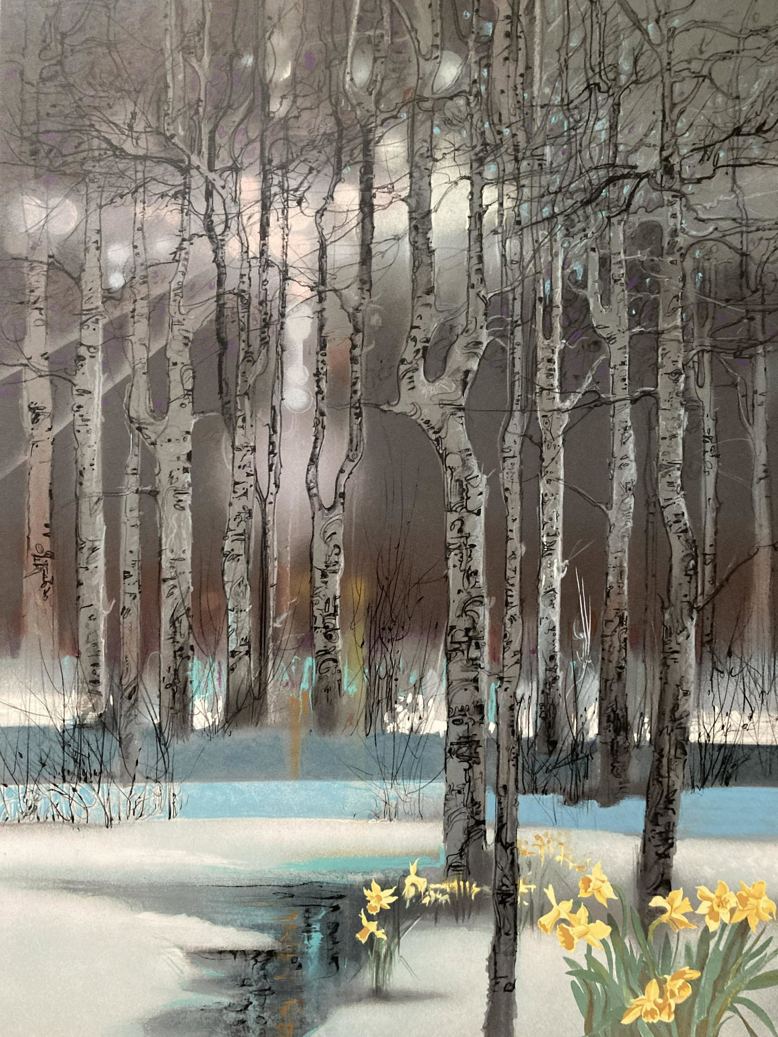 CHRIS EVERT LLOYD Signed LITHOGRAPH Robert Peak LIMITED EDITION Numbered (1 of 12)