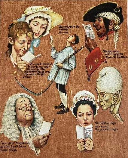 NORMAN ROCKWELL Pencil Signed THE GOLDEN AGE Limited Editions Club NUMBERED Lithograph (1 of 16)