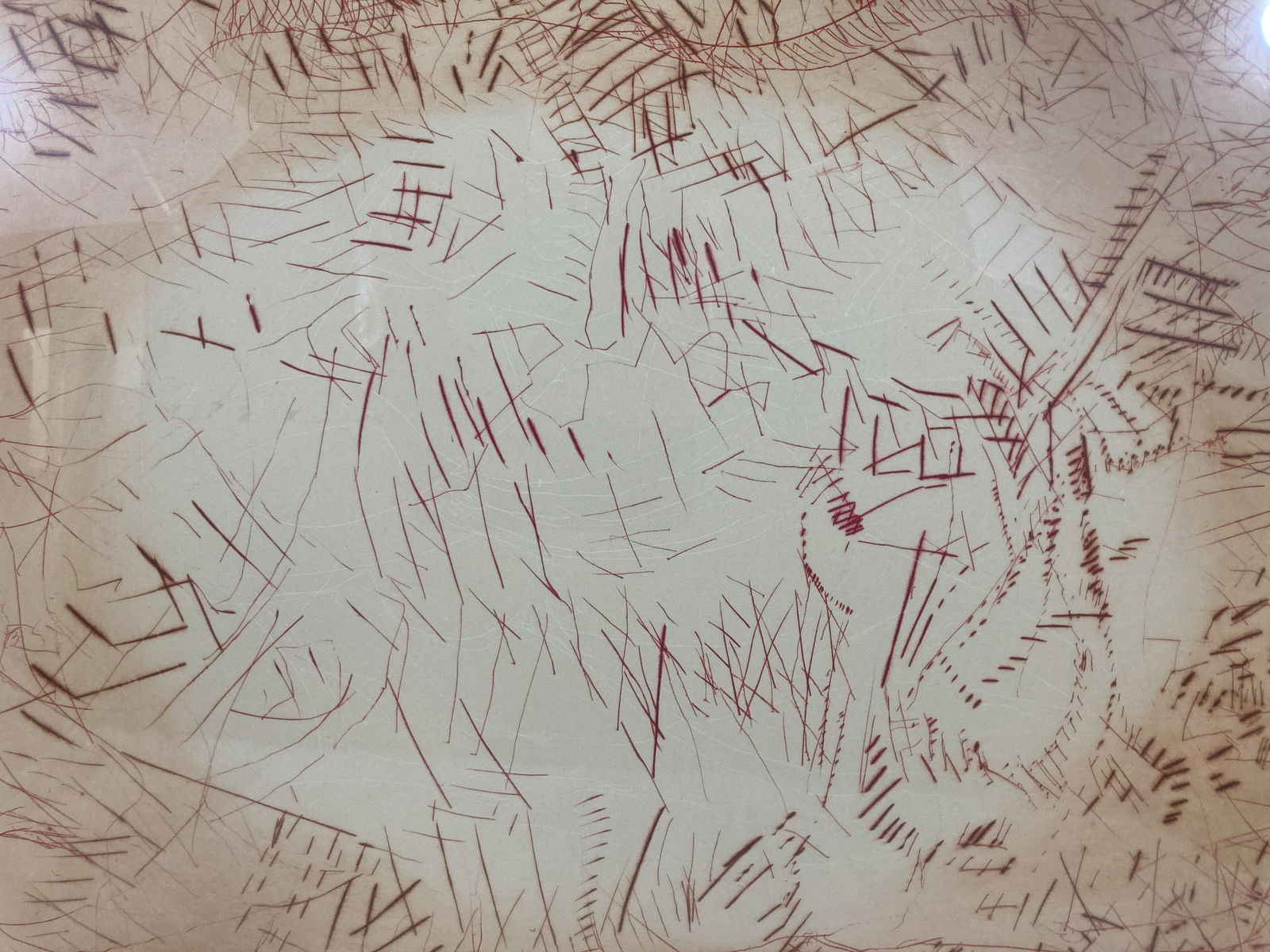 MARK TOBEY Signed 1974 THE HARVEST'S GLEANING Limited Edition NORTHWEST MYSTIC Numbered (1 of 16)