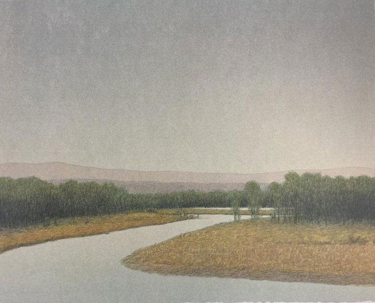 RUSSELL CHATHAM Signed SUMMER ON THE CLARK FORK Lithograph 2001 LIMITED EDITION (1 of 14)