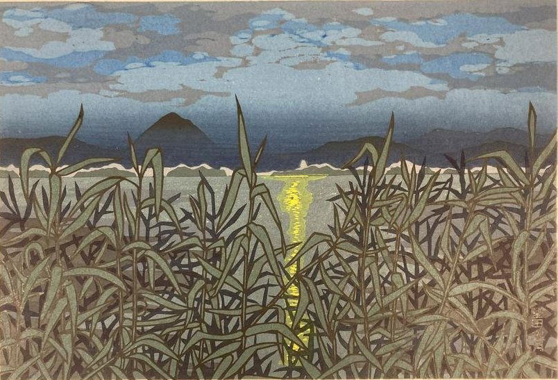 KATSUYUKI NISHIJIMA Signed NUMBERED Japanese UKIYOE Woodblock LIMITED EDITION (1 of 16)