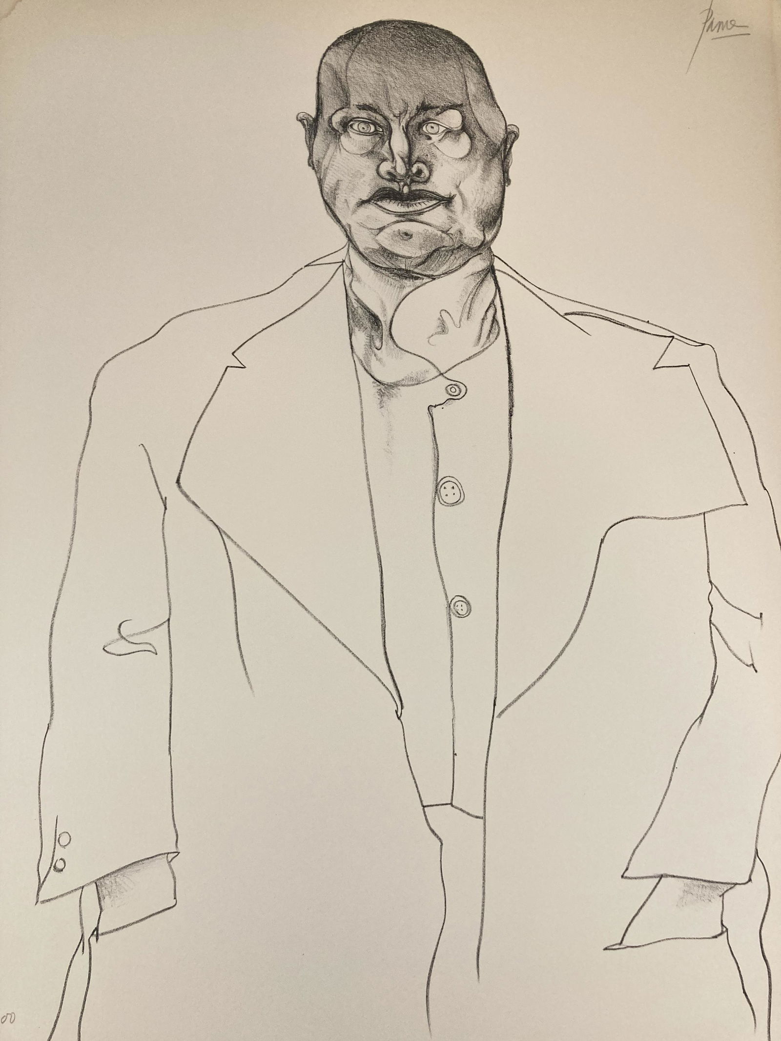 PETER PAONE Signed MY FATHER 1969 Lithograph LIMITED EDITION Numbered (1 of 15)