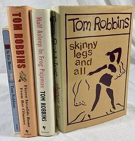 TOM ROBBINS Signed X3 SKINNY LEGS & ALL First Edition FIERCE INVALIDS (1 of 16)