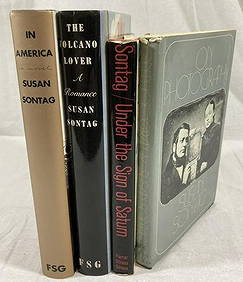 SUSAN SONTAG Signed X4 IN AMERICA First Editions, First Printing ON PHOTOGRAPHY (1 of 18)