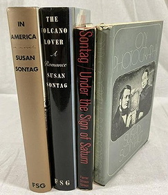 SUSAN SONTAG Signed X4 IN AMERICA First Editions, First Printing ON PHOTOGRAPHY First Image