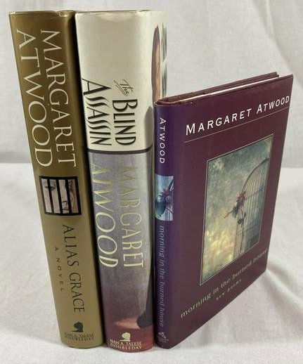 MARGARET ATWOOD Signed X3 THE BLIND ASSASSIN First Editions, First Printing ALIAS GRACE (1 of 14)