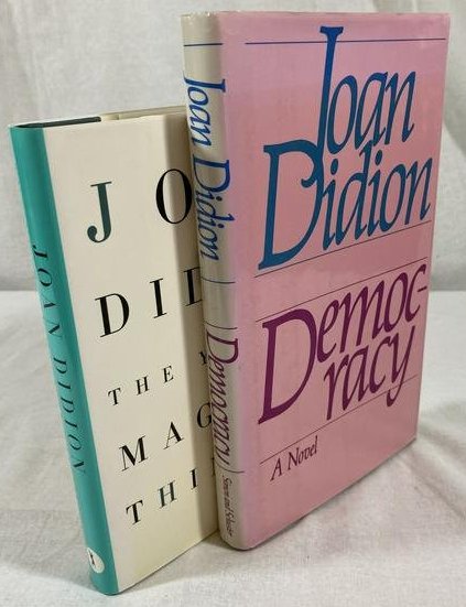 JOAN DIDION Signed X2 DEMOCRACY First Edition YEAR OF MAGICAL THINKING (1 of 13)